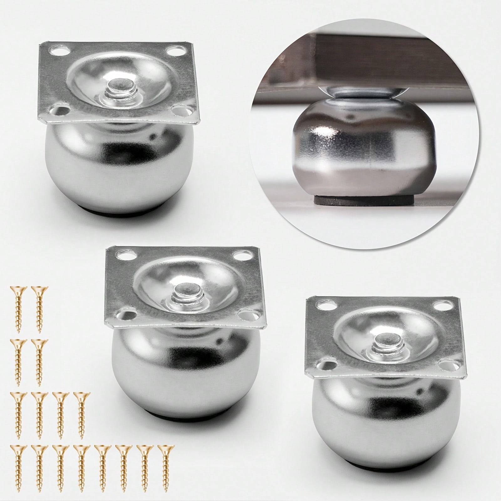 [4 Stuks Metalen Meubelpoten]  - Cabinet Hinge Overlay recensie en prijs